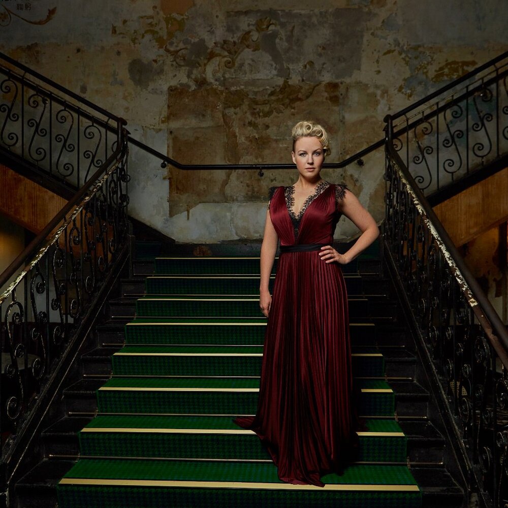 Wine Colored Catherine Deane Gown